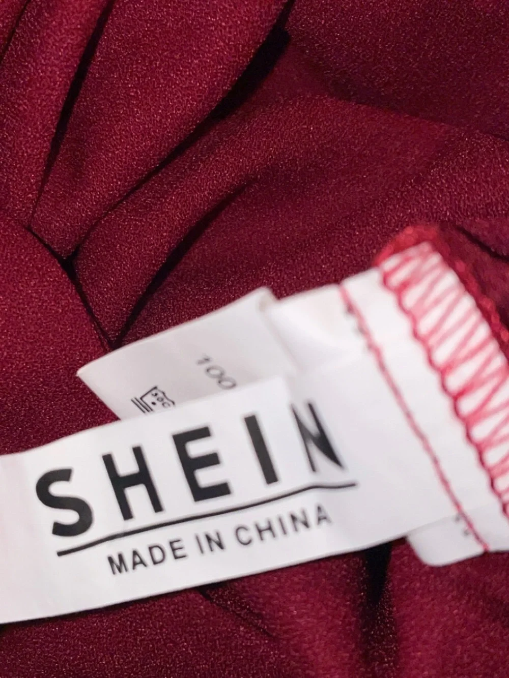 SHEIN bright red